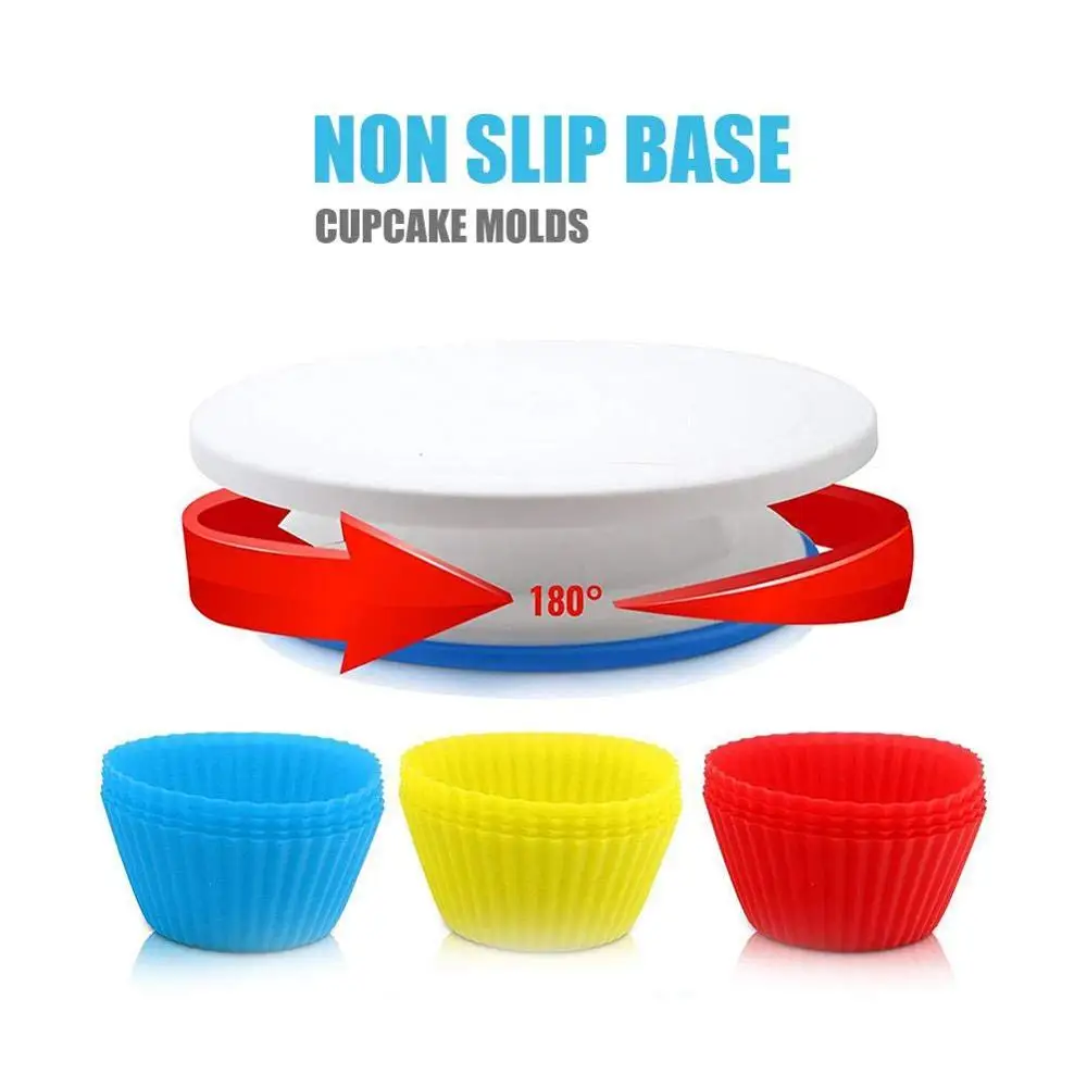  106Pcs Baking Set Cake Stand Pastry Nozzles Set Cake Decorating Tools Bakeware Baking Tools For Cak