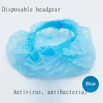 

100pcs Disposable Microblading Non Woven Fabric Permanent Makeup Hair Net Caps Sterile Hat For Eyebrow Tattooing Catering Hat