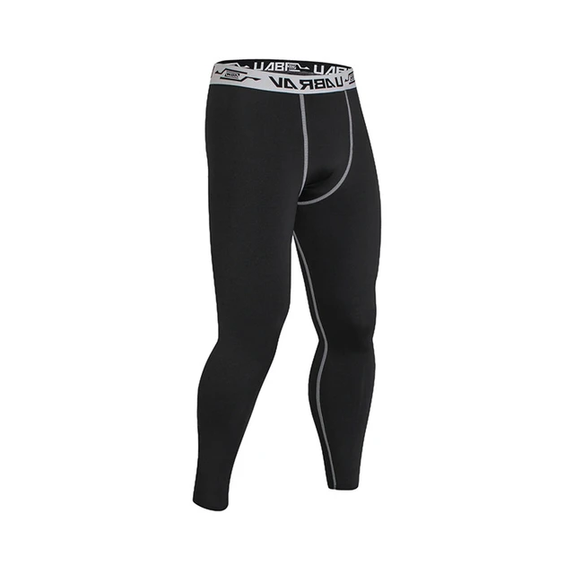 Sports tights men Fleece winter quick-drying running fitness pants  basketball compression leggings Thermal underwear Long Johns - AliExpress