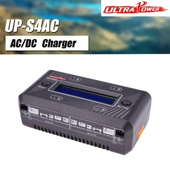 

UltraPower UP-S4AC Charger 4 Channel AC/DC 1-2S LiPo/LiHV 2-6S NiMH/NiCd Battery Charging Units Replenisher for RC Model EU Plug