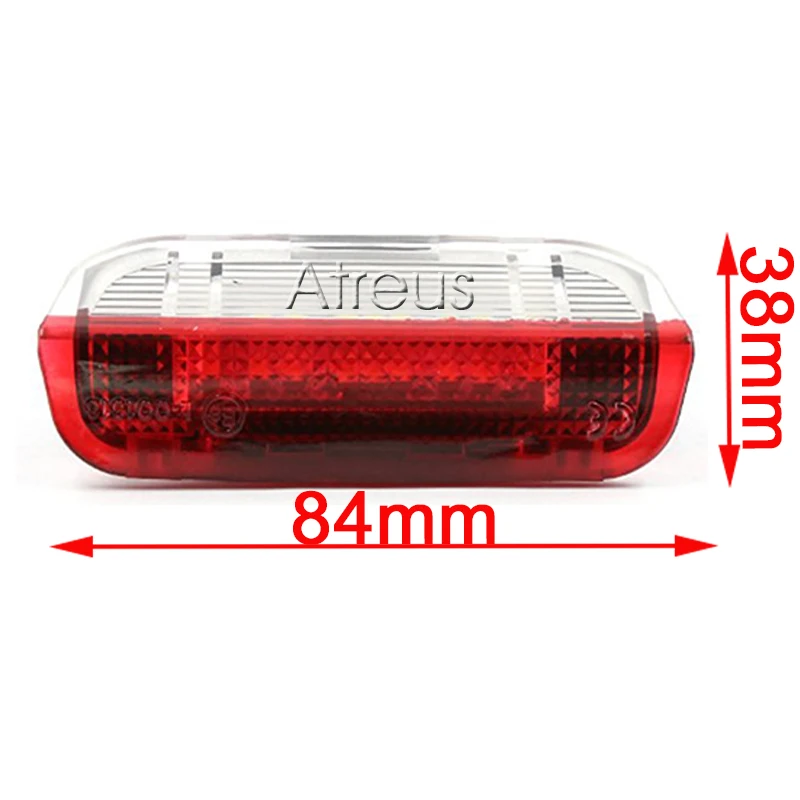 Mutips 2X автомобиля светодиодный дверь приветственное оповещение дневные ходовые