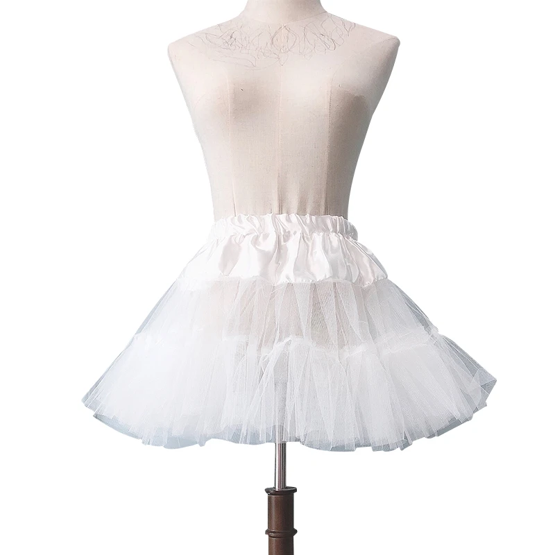 white tutu mini skirt