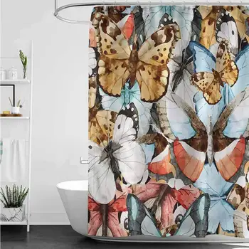 

Grey Abstract Classic Pattern Shower Curtain for Bathroom