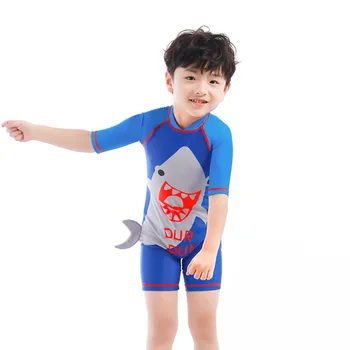 

Boy Baby Swimwear+Hat 2Pcs Set Dinosaur Animals Swimming Suit Infant Toddler Shark Swimwear Kids Beach Bathing One-piece Suits