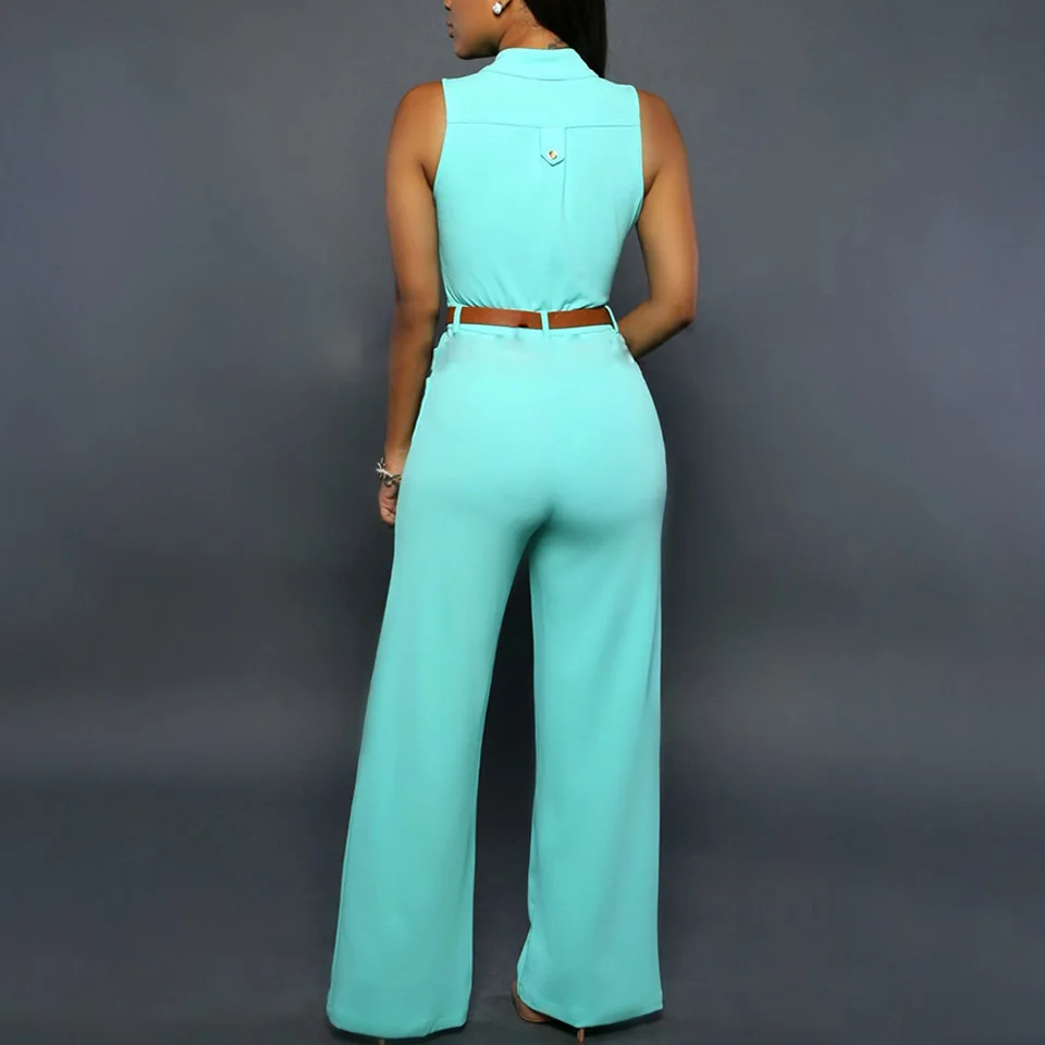 Jumpsuit Formal Celana Kaki Lebar 