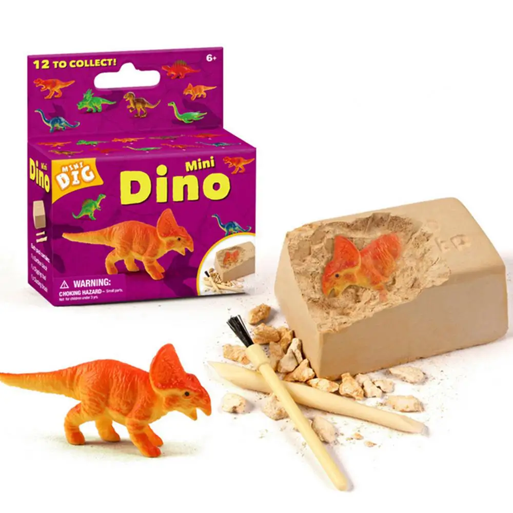 DIY Jurassic World Динозавр яйцо детские игрушки копать тираннозавр Fossil детские игрушки модель для детей научная мини-игрушки обновление