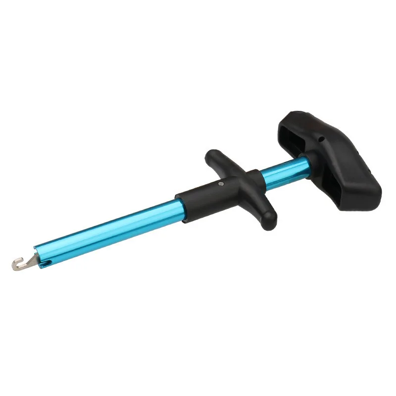 

Portable T-Shape Disgorger Aluminum Tube Hook Remover Lure diao yu ju Large Size Small Disgorger X64