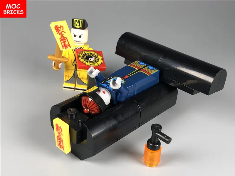 Распродажа наборов кубики MOC DIY фигурки китайских зомби и охотников за