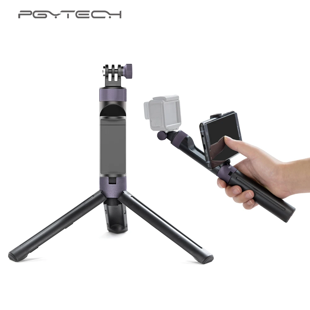 PGYTECH DJI OSMO карманная селфи палка рукоятка и аксессуар крепление для DJI Osmo карманная/экшн-Камера Gopro Hero 6 5 4/аксессуары