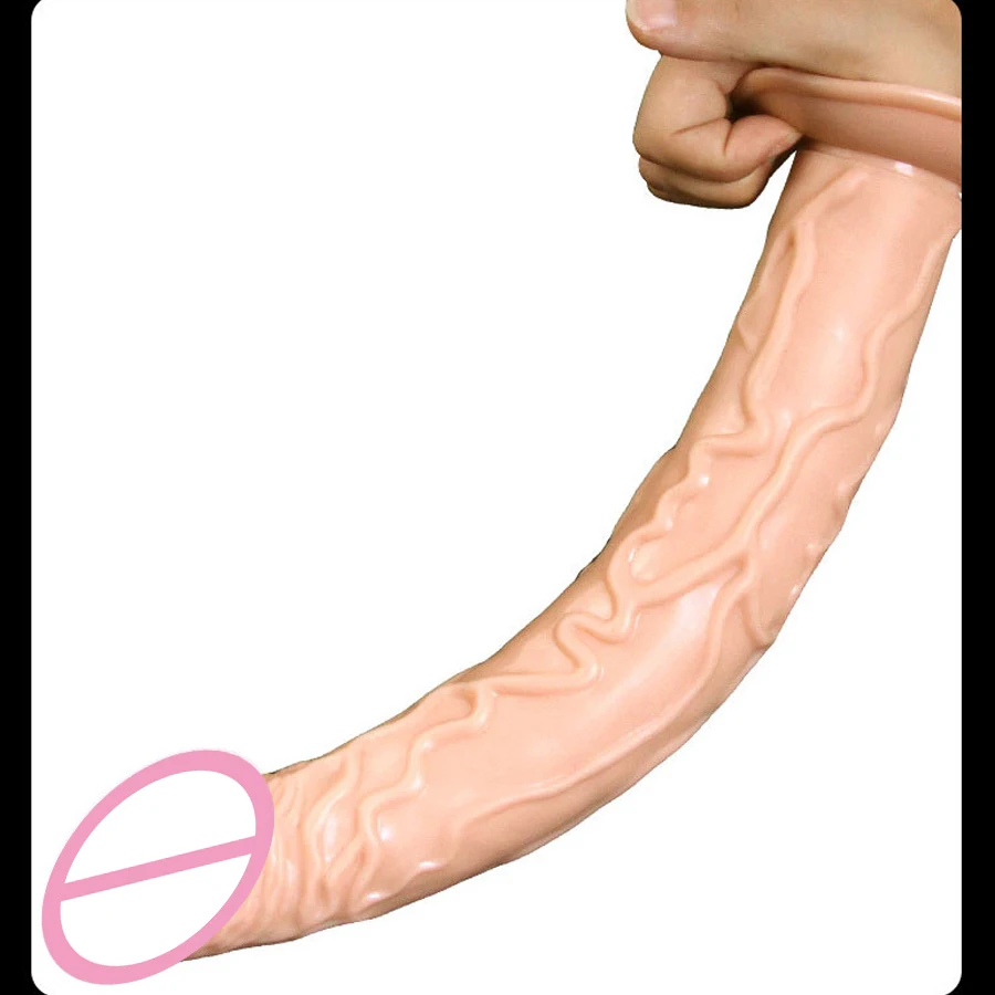 35x5cm Long Huge Dildos No Vibrator Dildo Realistic Penis Adult Toy  Strapon Dildo Strap On Sex Toys For Woman Suction Cup Dildo