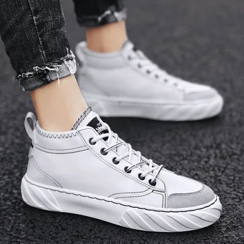 

Spring and autumn men's shoes canvas shoes men's high-top shoes breathable wear-resistant shoes wild casual outdoor shoes