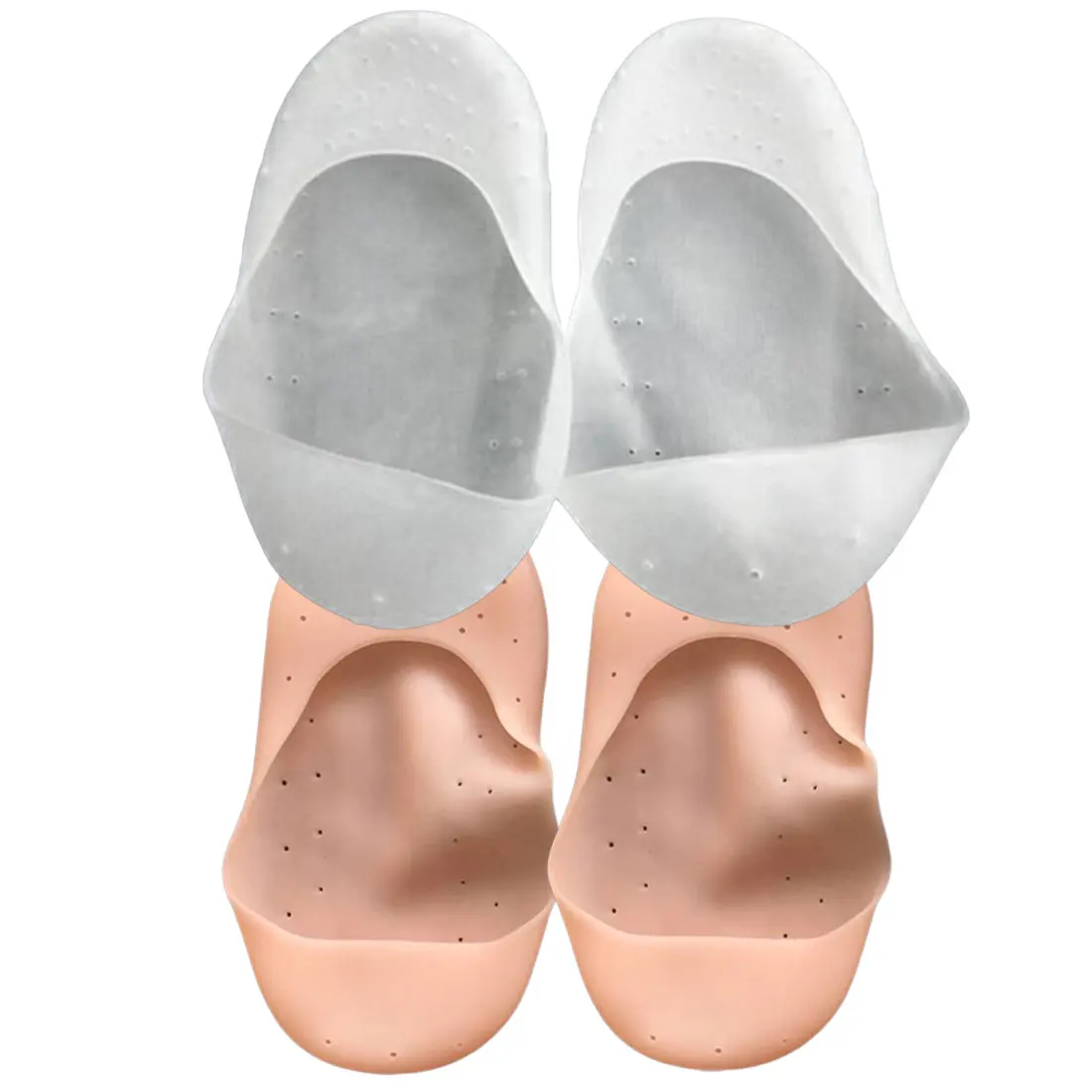 1 пара силиконовые стельки увлажняющие носки каблук против трещин ночные спа-носки гелевые стельки уход за стопами, педикюр, носки