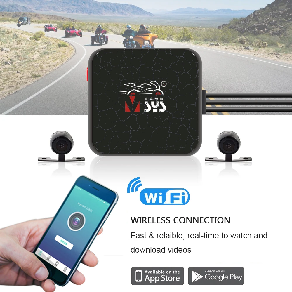 VSYSTO Dashca Oto, WiFi Caéra De Oto, HD 1080P Caéra Avant Et