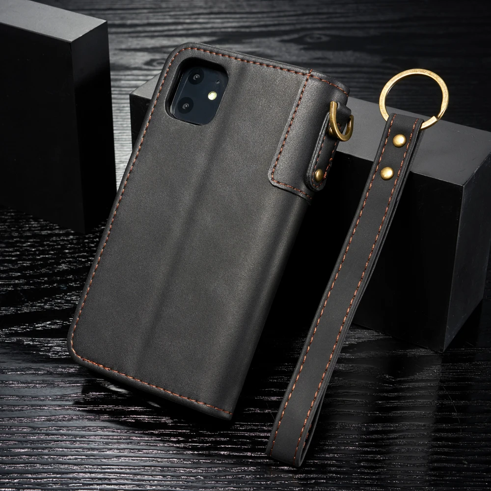 牛皮挂绳皮套苹果11 (129)