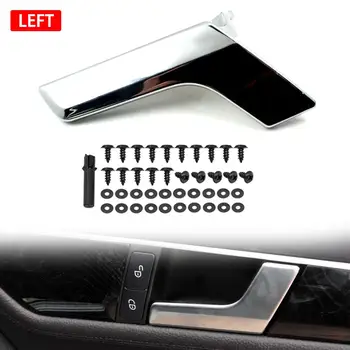 

1Set Chrome Left Driver Side Chrome Inside Car Interior Door Handle Repair Kit for W204 X204 Left Rear Front Driver Side Handle