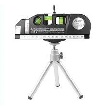 Nível multiuso horizonte laser medida vertical fita alinhador bolhas régua 8ft alinhador padrão e réguas métricas