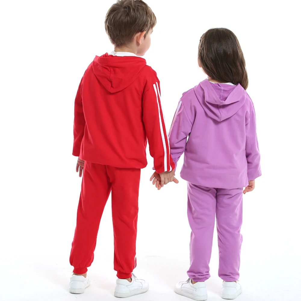 Toddler Boys Girls Clothing Set Cotton Long Sleeve Hooded T-shirt Tops + Trousers Tracksuit Sportwear kids clothing set,kids sports suit,children sports suit,boys tracksuits suit,boys tracksuits,girls clothing set,kids sweatshirt set,boys clothing set