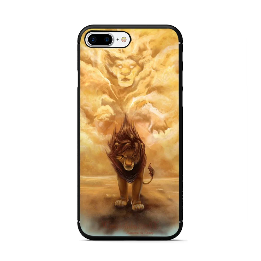 Le roi lion чехол для iphone 7 plus Мягкий ТПУ чехол для телефона iphone 6 7 6s 7 plus X XR XS MAX Lion King nala simba timon coque - Цвет: B2