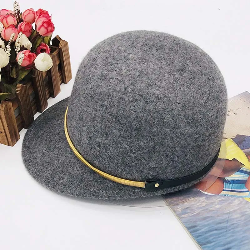 Классические зимние шапки для женщин с поясом украшают нашу теплую шерстяную шляпу с козырьком Newsboy cubbie шляпа Женская Снежная церковная уличная шапка 55-60 см