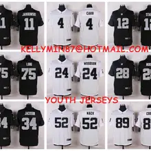 Стилизованный, Окленд, Амари Купер, Дерек Карр, Халиль Мак, Шарль Вудсон, Себастиан яниковски, латвиус Мюррей для молодежи, детский трикотаж