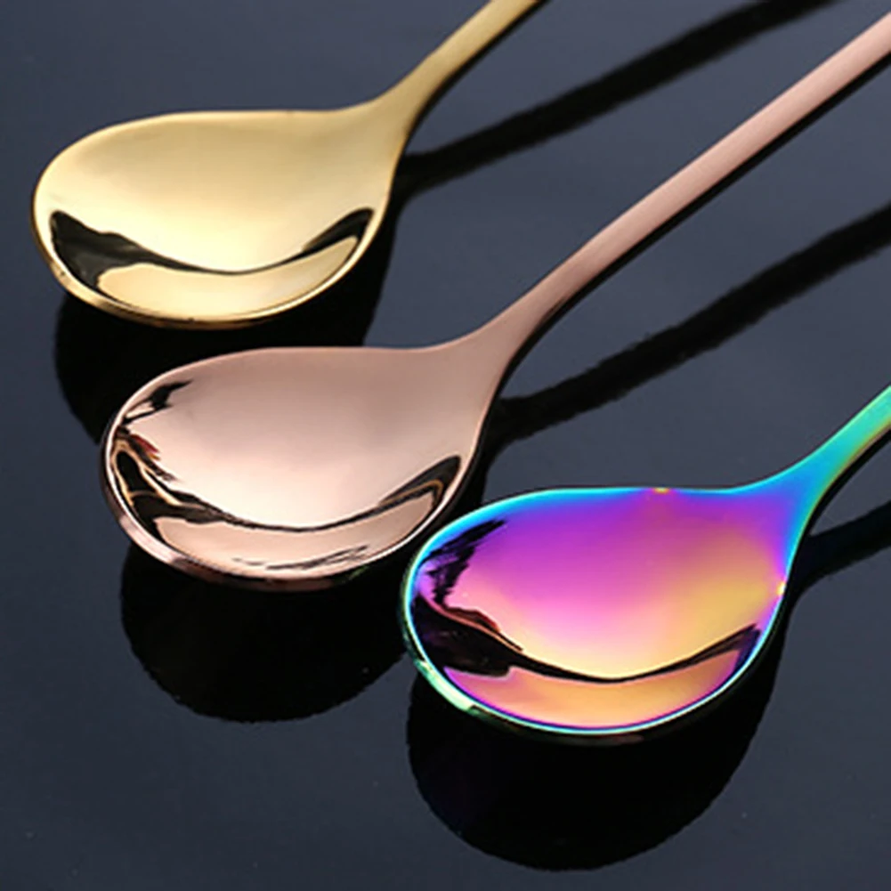 Stainless Steel Musical Notes Ice Cream Coffee Tea Stirring Spoon Tableware