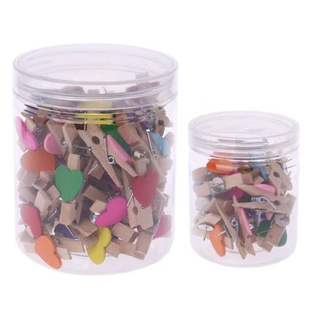 

Push Pins With Wooden Clips Heart Pushpins Tacks Thumbtacks For Cork Boards Artworks Notes Photos Craft Projects