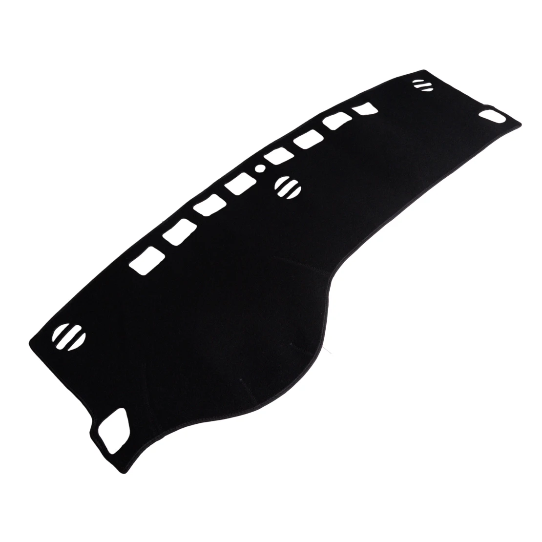 

DWCX Black Polyester Dashboard Sun Cover Mat Pad Non-Slip Fit for Suzuki S-Cross Scross 2013 2014 2015 2016 2017 2018
