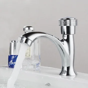 

Public Faucet Type Self Closing Saving Water Faucet Sink Tap Chrome Home