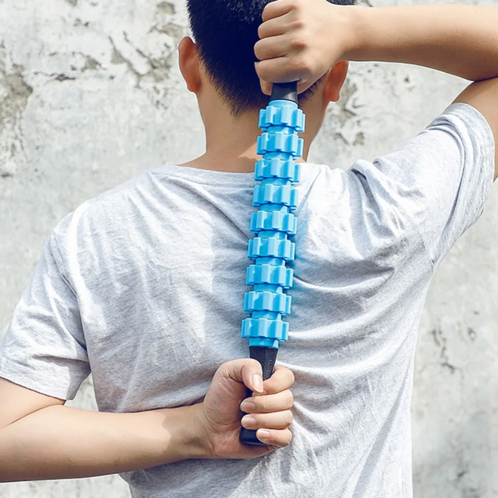 M2 Мышцы Тренажерный зал Йога массажный ролик мышцы тела Расслабляющий ...