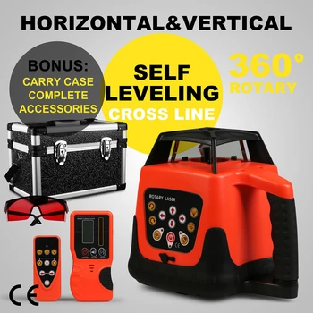 

Rotary Laser Level Red Beam Measuring Self-Leveling Range Automatic Red Laser Level