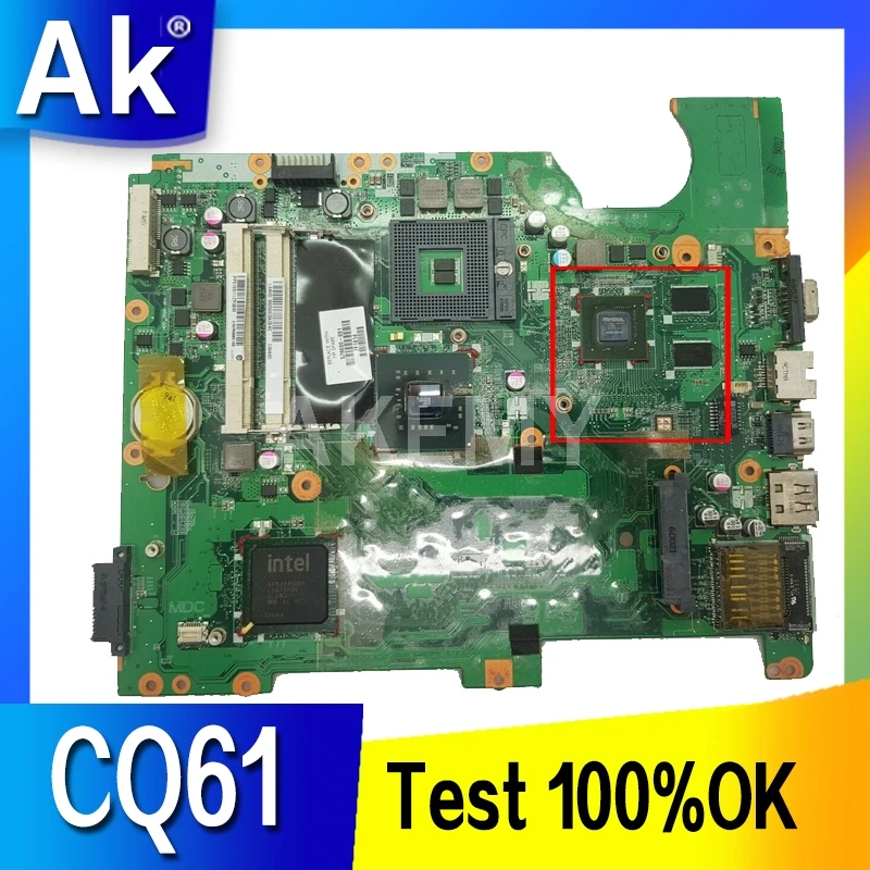 Материнская плата Akemy DA00P6MB6D0 517837-001 для ноутбука HP Compaq CQ61 G61 материнская DDR2 G103M