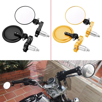 

Universal Motorcycle Handle Mirror Aluminum Bar End Rearview Mirrors Accessories For Gas Gas EC300 TC TE 125 Yamaha XMAX125 VMAX