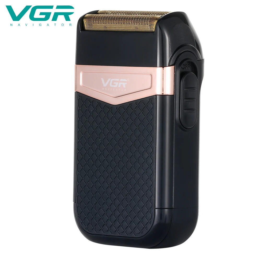 

VGR Twin Blade Waterproof Reciprocating Cordless Razor USB Rechargeable Shaving Machine Barber Trimmer Electric Shaver for Men