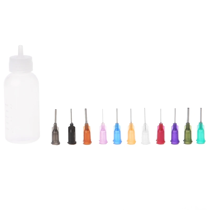 30 ml Dispensing Bottle Dispensing Tip Precision Needle Liquid Dispenser Needle for Flux 5/10 set