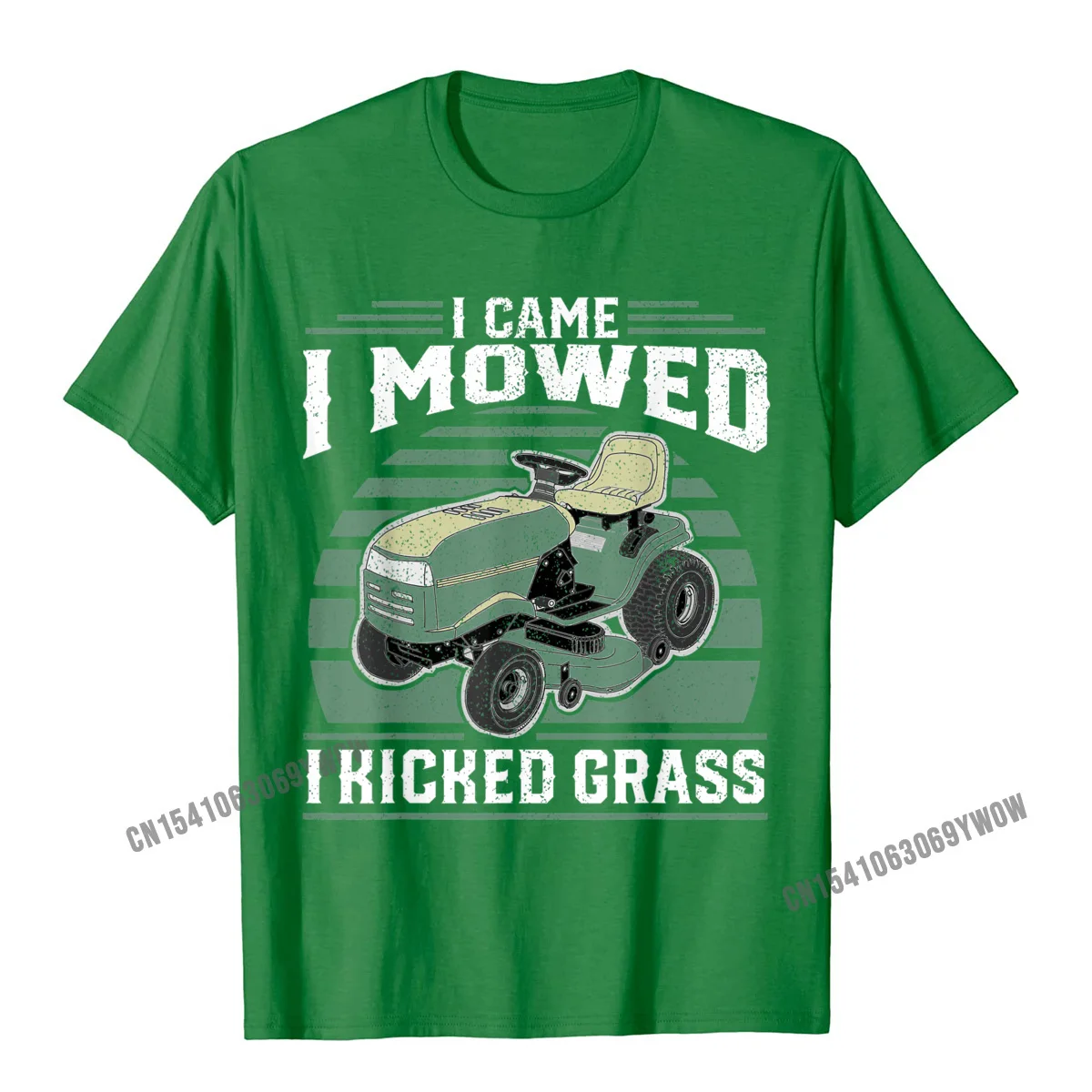 Fashionable Pure Cotton T Shirt for Men Short Sleeve Cool Tops Shirt Hot Sale Summer Fall Crewneck Tee Shirt Casual I Came I Mowed I Kicked Grass Riding Mower Mowing Dad Gift T-Shirt__85 green