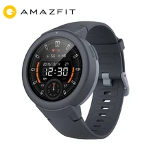 Международная версия Amazfit Verge Lite Gps Смарт часы 1," Amoled экран Модернизированный датчик сердечного ритма 20 дней работы от батареи