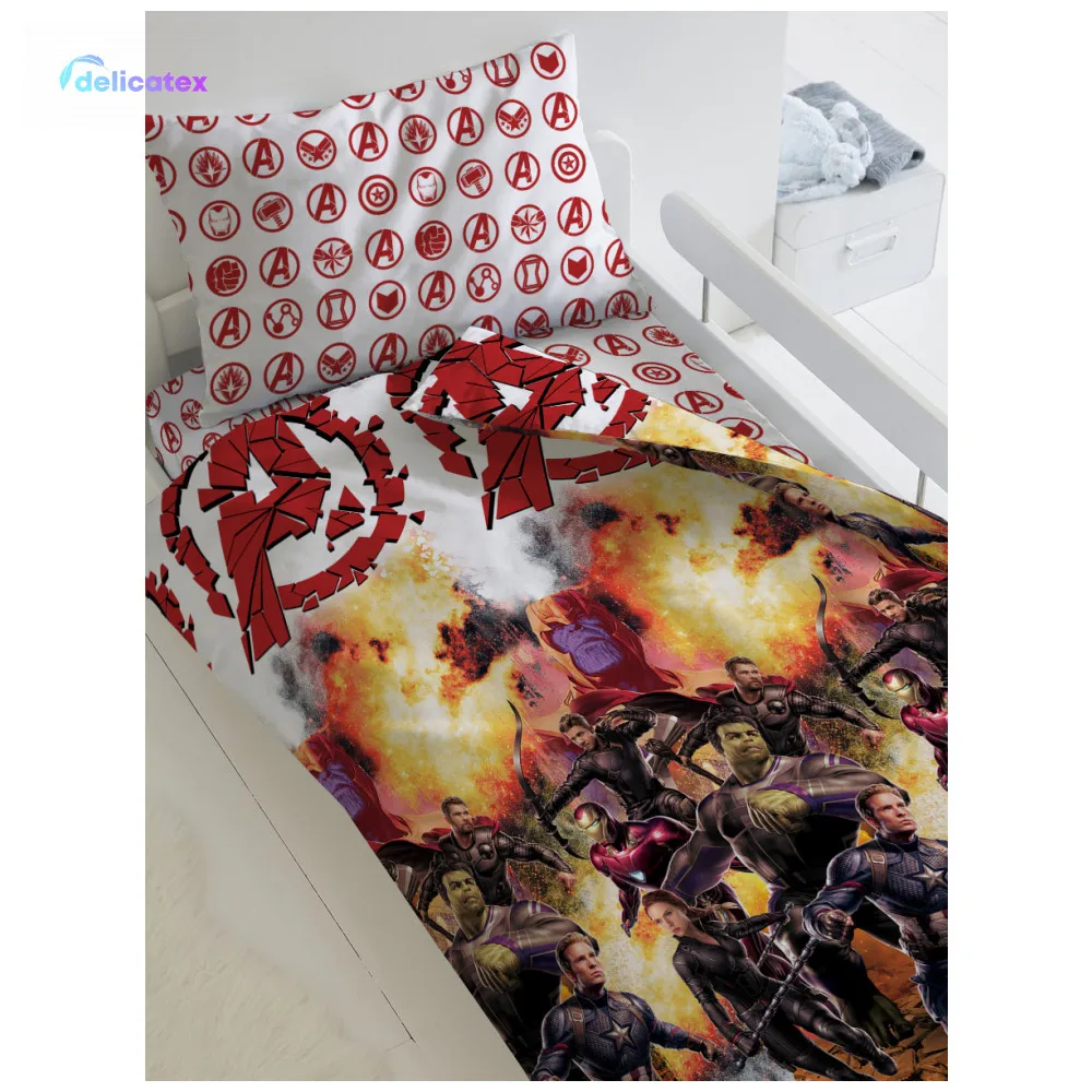 КПБ Delicatex1.5 хлопок Мстители(70х70) рис. 16158-1/16159-1 Бой