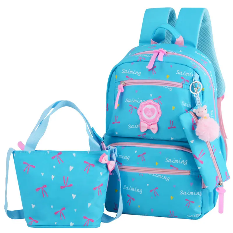 Милые школьные рюкзаки для девочек-подростков, рюкзак для путешествий, наряды для маленьких принцесс школьные сумки 3 шт./компл. рюкзаки школьные рюкзаки Mochila Escolar - Цвет: Girls Backpack10