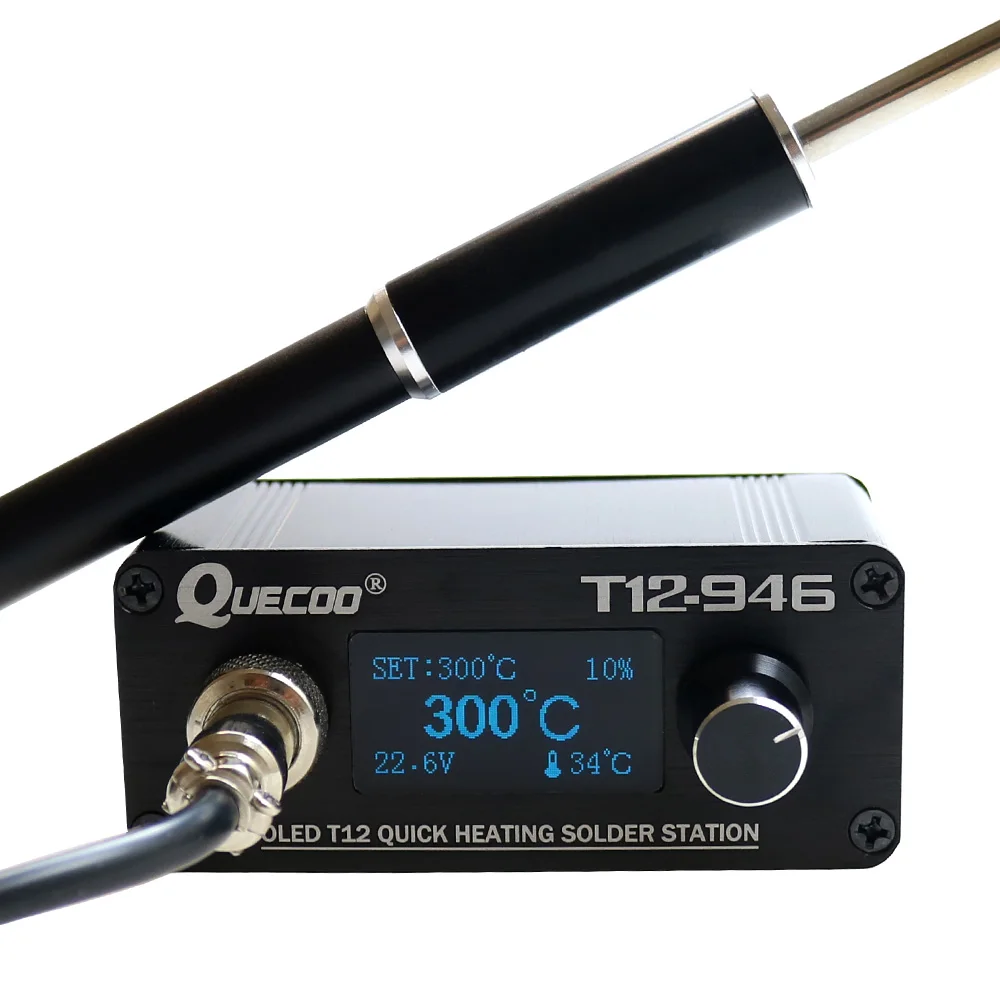 Паяльная станция STC T12-946 Mini 1 3 дюйма с электронным цифровым контроллером