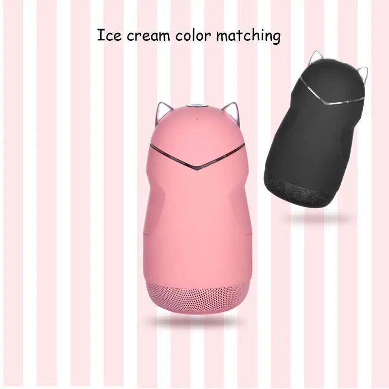 ABGN Hot-Mini Kitty Grind Arenaceous Feel Bluetooth динамик беспроводной портативный динамик светодиодная звуковая система 3D стерео музыка объемный
