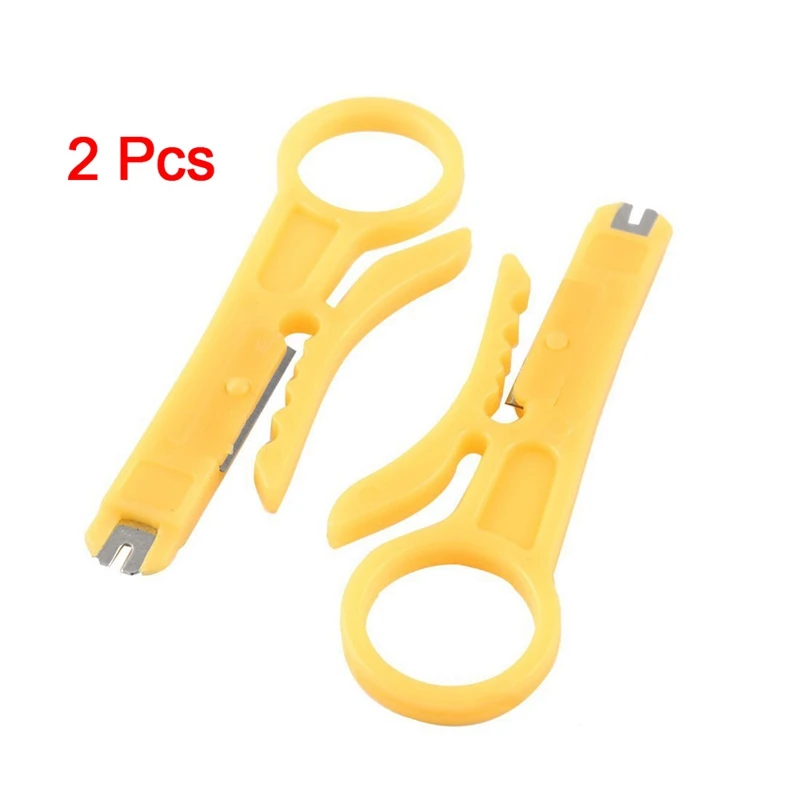 

SODIAL(R) RJ45 Cat5 Network Wire Cable Punch Down Cutter Stripper 5 Pcs