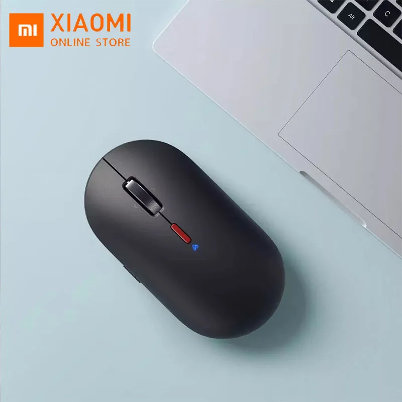 

Xiaomi Xiaoai Mouse Wireless Bluetooth 5.0 USB Rechargeable Mouse 2.4Gh AI Voice input translation Optical Mice