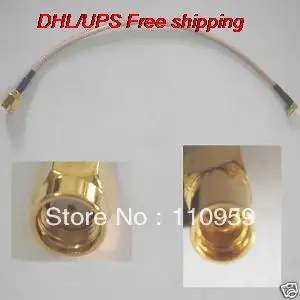

DHL/EMS Hot 100 pcs RP SMA Male to MMCX Female Right Angle RG316 Pigtail-A2