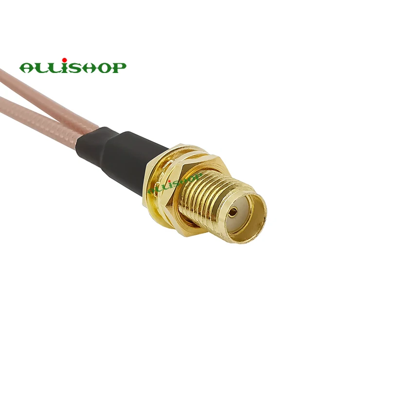 Разветвитель для антенны Wi Fi кабель переходник с SMA типа мама на Dual папа RG316 V