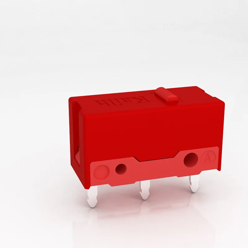 Kailh gm Switch 60m Vida Gaming Mouse Micro Interruptor Botão Vermelho Ponto Adequado para Logitech G403 G900 G903 G304 305 Sensei Dez Peças - Imagem 3