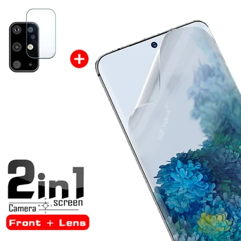 

2in1 Hydrogel Film For Samsung Galaxy S20 Ultra S20 Plus S20plus Soft Sticker Screen Protector samsung S 20 S20+ Plus Film
