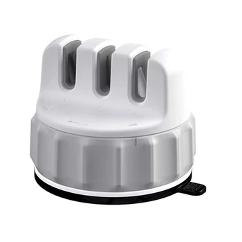 

Knife Sharpener with Golden Angle for Sharp Sharpening - One Hand Operation for Safe & Effortless Use - Easy to Store, Easy to T