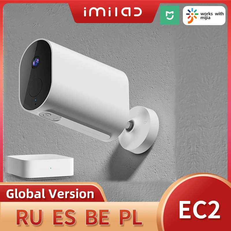 IMILAB EC2 Wire-Free Mi Home Security Camera Gateway 1080P Wifi Camera With 5100mAh Battery Outdoor Ip Vedio Surveillance Camera