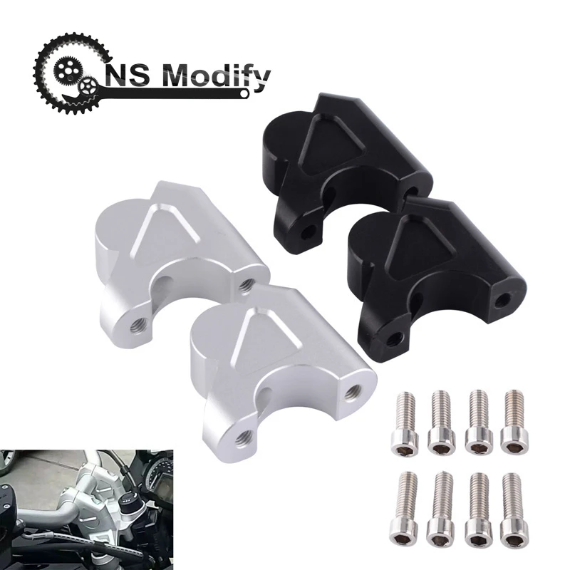 NS изменить алюминиевый руль стоячий зажим Move Mount Поддержка для BMW R1200GS LC Adventure R 1200GS Rallye R 1200 GS ADV R1250GS