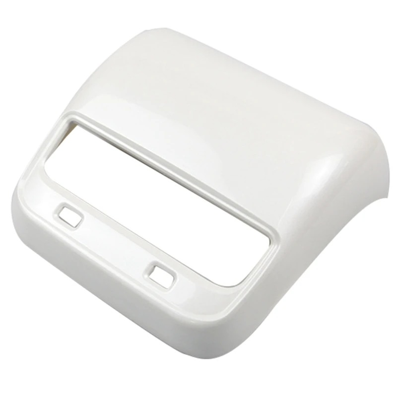 

Rear Vent Outlet Cover Air Vent Frame Trim for Tesla Model 3 2018-2019 ABS White Replacement Parts